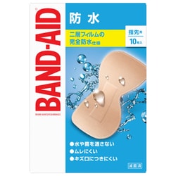 バンドエイド 救急絆創膏 防水 指先用 10枚