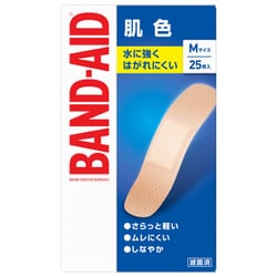 バンドエイド 救急絆創膏 肌色タイプ Mサイズ 25枚