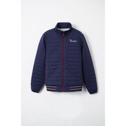 7SZ01DNALL [長袖前開き中わたジャケット LLサイズ ネイビー]