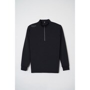 ZGM30FBKLL [【B-01】長袖ハーフZIPシャツ LLサイズ ブラック]