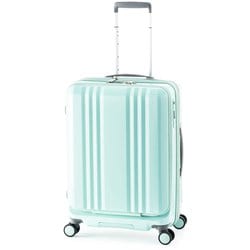 スーツケース デカかるEdge フロントオープンタイプ 拡張機能 旅行日数目安：5～7泊 55L/拡張時65L TSAロック搭載 ALI-077-22FW スモークミント