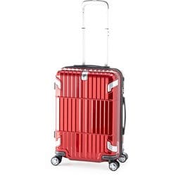 スーツケース Departure（ディパーチャー） 旅行日数目安：3～4泊 33L TSAロック搭載 後輪ストッパー 10年保証 HD-502S-223 シャイニングレッド