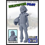 MF-45C 1/20 現用 女性ヘリコプター・パイロット [組立式プラスチックモデル]