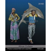 Man35160 1/35 現用 アフリカの庶民 2体入 [組立式プラスチックモデル]