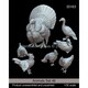 Man35163 1/35 動物セット46 七面鳥/アヒル/ニワトリ [組立式プラスチックモデル]