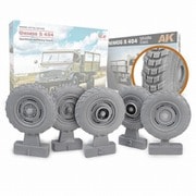 MAC35613 1/35 現用 ウニモグS404 自重変形タイヤセット （ICM/AKインタラクティブ用） [プラモデル用パーツ]
