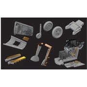 EDUSIN 67221 1/72 Bf109F ビッグシン パーツセット （エデュアルド用） [プラモデル用パーツ]