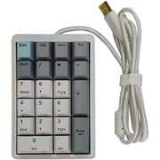 21キーRGBバックライト搭載 有線 静電容量無接点方式テンキー(21KEYS WHITE) 21EC(XLED)35gf