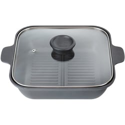 IH対応 角型 二食鍋 24cm スキップタイム （IH・ガス火対応） RB-2868