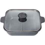 IH対応 角型 二食鍋 24cm スキップタイム (IH・ガス火対応) RB-2868