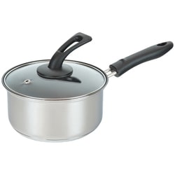 IH対応 片手鍋 16cm アルミ圧着 三層底 STAINLESS STAR ステンスター （IH・ガス火対応） RB-2888