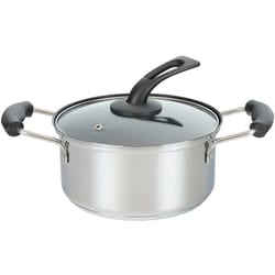 IH対応 両手鍋 20cm アルミ圧着 三層底 STAINLESS STAR ステンスター （IH・ガス火対応） RB-2890