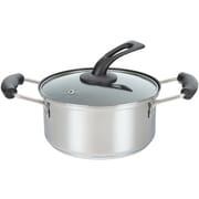 IH対応 両手鍋 20cm アルミ圧着 三層底 STAINLESS STAR ステンスター (IH・ガス火対応) RB-2890