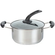 IH対応 両手鍋 22cm アルミ圧着 三層底 STAINLESS STAR ステンスター (IH・ガス火対応) RB-2891