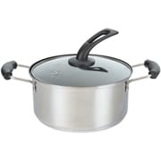 IH対応 両手鍋 24cm アルミ圧着 三層底 STAINLESS STAR ステンスター （IH・ガス火対応） RB-2892
