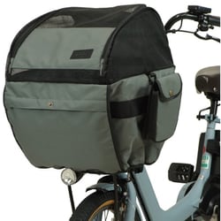 ペットキャリー 自転車カゴカバー グレー D-2F-PT-01