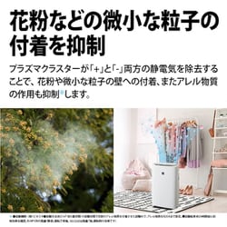 「24」SHARP プラズマクラスター KI-TS50-H グレー KI-TS50 | 空気清浄機：シャープ
