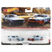 HKF58 ホットウィール プレミアム 2パック 1969 フォード マスタング BOSS 302 / 2014 カスタム マスタング [ミニカー]