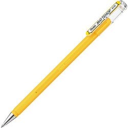 カラーボールペン MATTEHOP（マットホップ） 1.0mm キャップ式 インク色：イエロー K110-VG