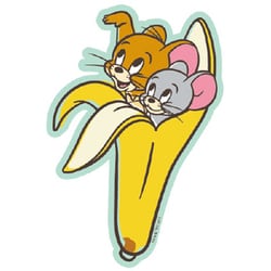 WB1126 キャラクターステッカー トム＆ジェリー バナナ [キャラクターグッズ]