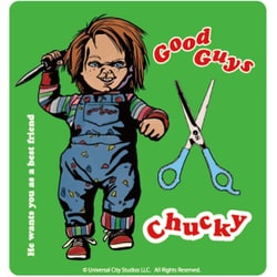 UNO1053 キャラクターステッカー CHUCKY CHUCKY グリーン [キャラクターグッズ]