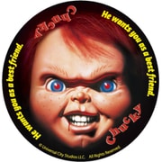 UNO1057 キャラクターステッカー CHUCKY CHUCKY サークル ブラック [キャラクターグッズ]