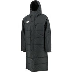 パデットロングコート JMJF1424 BK Sサイズ [サッカー フットサル ジャケット メンズ]