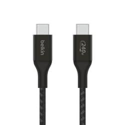 BoostCharge 240W USB-C to USB-C 編組ケーブル 2m ブラック CAB015bt2MBK