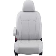 21ETB1096L [シートカバー 全席セット ハイエースバン / レジアスエースバン リアルレザー ライトグレー]