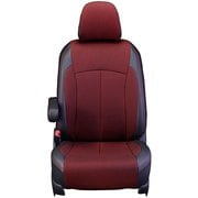 12WTB1172KA [シートカバー 全席セット ハイエースバン / レジアスエースバン クロス ブラック×レッド]