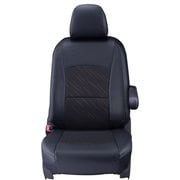 17ETB1172KT [シートカバー 全席セット ハイエースバン / レジアスエースバン クール ブラック×タンベージュ]