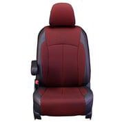12WTB1099KA [シートカバー 全席セット ハイエースバン / レジアスエースバン / ボンゴブローニイバン クロス ブラック×レッド]