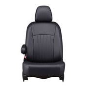 43ETB1099KE [シートカバー 全席セット ハイエースバン / レジアスエースバン / ボンゴブローニイバン ライン ブラック×ブルーステッチ]