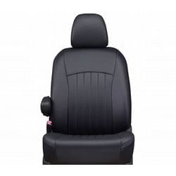 43ETB1099KK [シートカバー 全席セット ハイエースバン / レジアスエースバン / ボンゴブローニイバン ライン ブラック×ブラックステッチ]