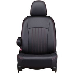 43ESA6015KA [シートカバー 全席セット ジムニー / ジムニーシエラ ライン ブラック×レッドステッチ]