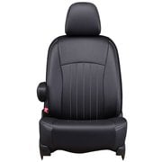 43ESA6015KW [シートカバー 全席セット ジムニー / ジムニーシエラ ライン ブラック×ホワイトステッチ]