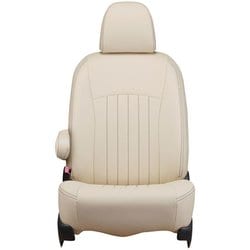 43ESA6015VN [シートカバー 全席セット ジムニー / ジムニーシエラ ライン アイボリー×ブラウンステッチ]