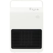 セラミックファンヒーター人感センサー付き 強/弱/送風 マイナスイオン ルーバー付き ホワイト CNT-18E-WH