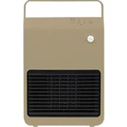 セラミックファンヒーター人感センサー付き 強/弱/送風 マイナスイオン ルーバー付き ブラウン CNT-18E-BR