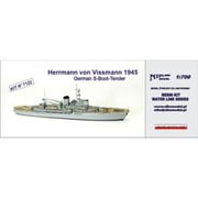PN07122 1/700 独 Sボート魚雷艇母艦 ヘルマン・フォン・ヴィスマン 1945 [組立式プラスチックモデル]
