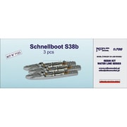 PN07123 1/700 独 高速魚雷艇 シュネルボート S-38b型 3隻セット [組立式プラスチックモデル]