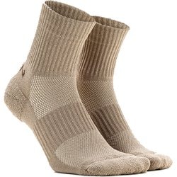 ワシ ソックス クォーター WA-SHI SOCKS QUARTER 1028423 Safari Lサイズ(27-29cm) [アウトドア ソックス ユニセックス]
