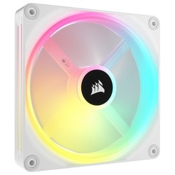 iCUE LINK QX140 RGB 拡張キット White 140mm PWM RGB PCケースファン （ファン1個、iCUE LINKコネクタ付属） CO-9051007-WW