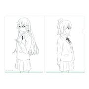 やはり俺の青春ラブコメはまちがっている。 A4クリアファイル モノクロ Ver. 雪ノ下雪乃＆由比ヶ浜結衣 [キャラクターグッズ]