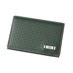 Neu Interesse（ノイインテレッセ） ナハト 名刺入れ（ササマチW） グリーン×ブラック 354506