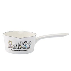 PEANUTS スヌーピー ブレイクタイム ホーロー ミルクパン15cm SNJ-2302