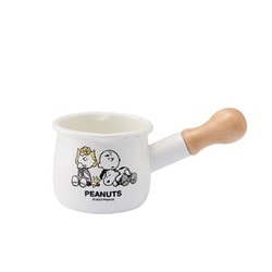 PEANUTS スヌーピー ブレイクタイム ホーロー プチミルクパン SNJ-2303