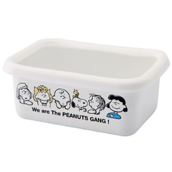 PEANUTS スヌーピー ブレイクタイム ホーロー レクタングルストッカーM SNJ-2316
