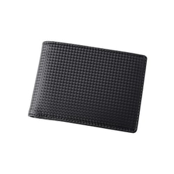 Neu Interesse（ノイインテレッセ） シャッテン2.0 二つ折り財布（小銭入れ付き札入れ） ブラック×ネイビー 70305