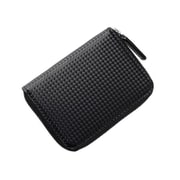Neu Interesse(ノイインテレッセ) シャッテン2.0 小銭入れ(ラウンドファスナーBO×小銭入れ) ブラック×グリーン 70606